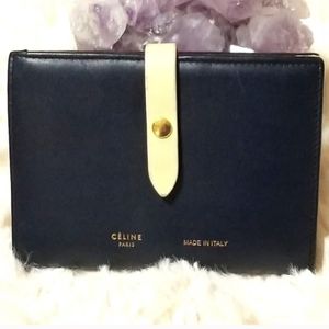 Celine Strap Medium Multifunction Wallet 5.5" x 4".